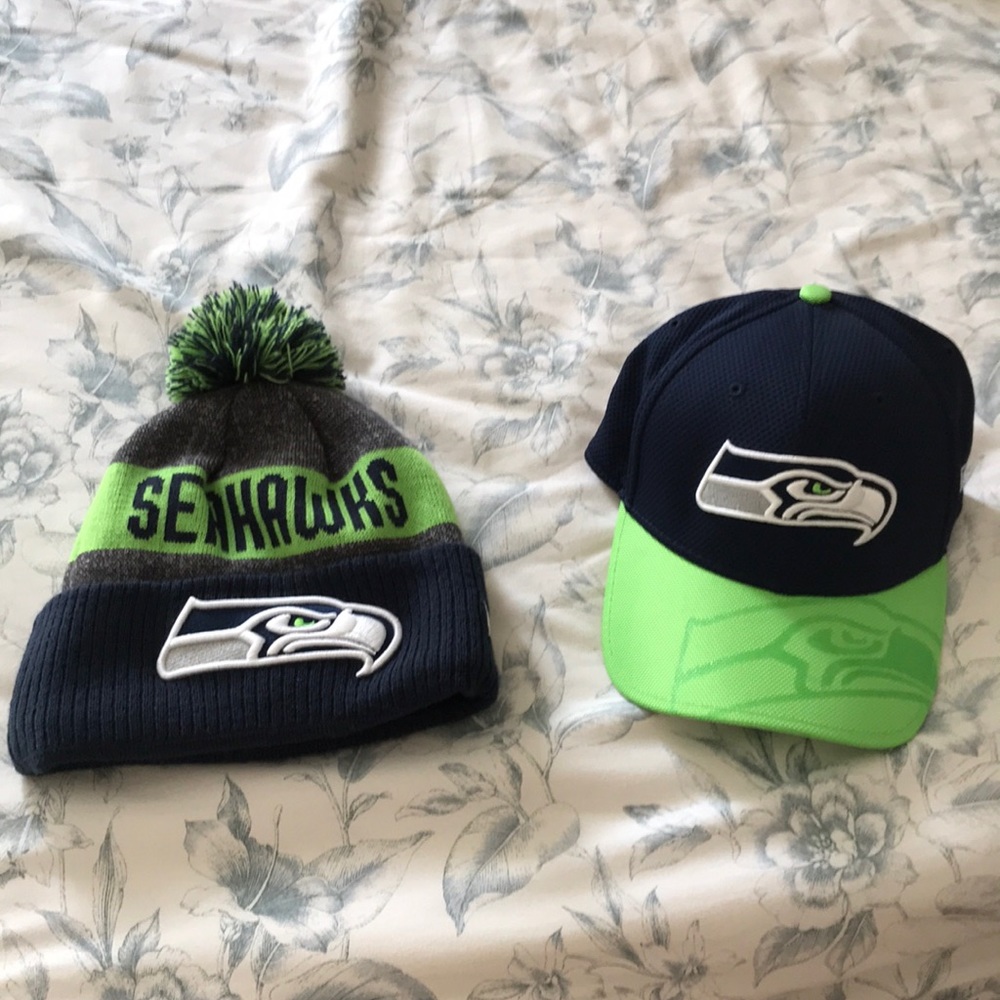Seahawks beanie and hat